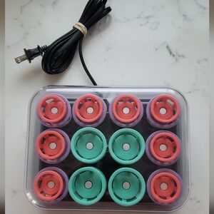 Clairol Lock N Roll Hot Hair Rollers Curlers Pageant Spoolies Model BT-3 1990s